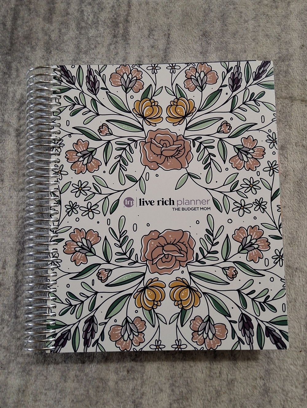 SMALL Live Rich Planner - Happy Floral UNDATED The Budget Mom NWT